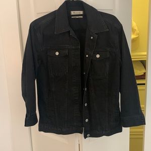 Madewell Black Denim Jacket